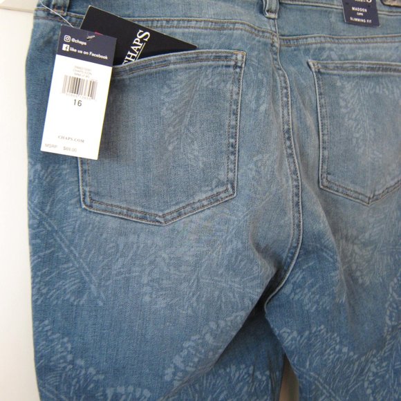 NWT Chaps Ralph Lauren Madden Capri Jeans - Picture 4 of 4